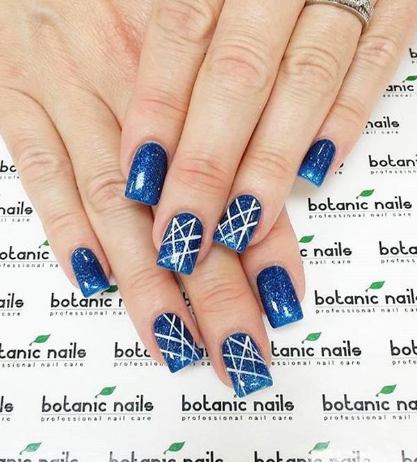 50 Blue Nail Art Designs