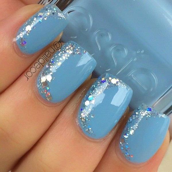 50 Blue Nail Art Designs