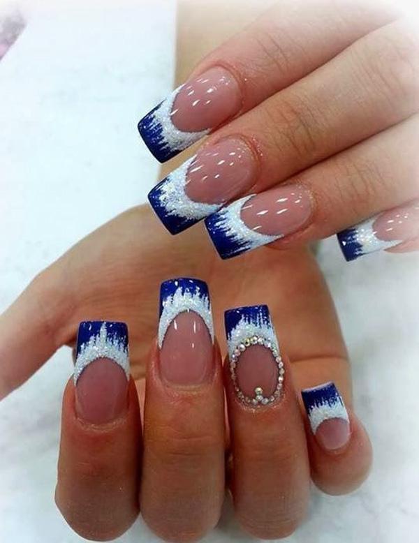 50 Blue Nail Art Designs