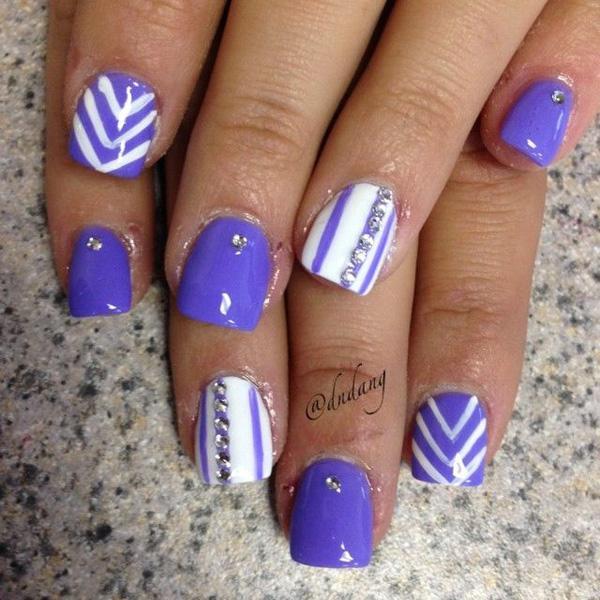 50 Blue Nail Art Designs