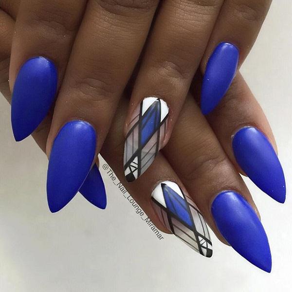 50 Blue Nail Art Designs