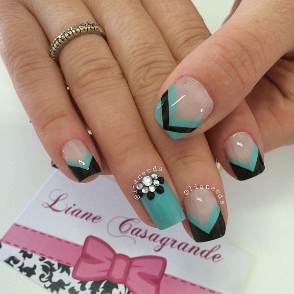50 Blue Nail Art Designs