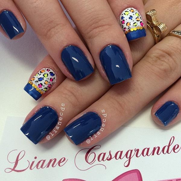 50 Blue Nail Art Designs