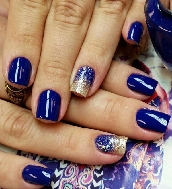 50 Blue Nail Art Designs