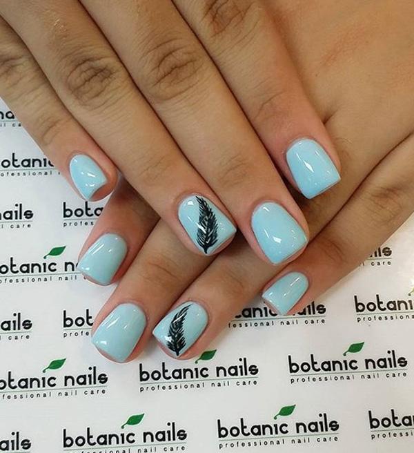 50 Blue Nail Art Designs