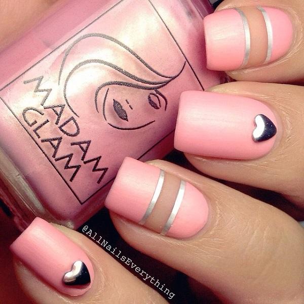 50 Pink Nail Art Designs