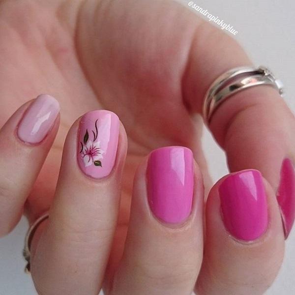 50 Pink Nail Art Designs