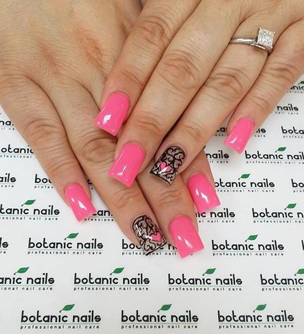 50 Pink Nail Art Designs