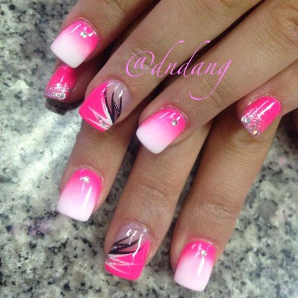 50 Pink Nail Art Designs