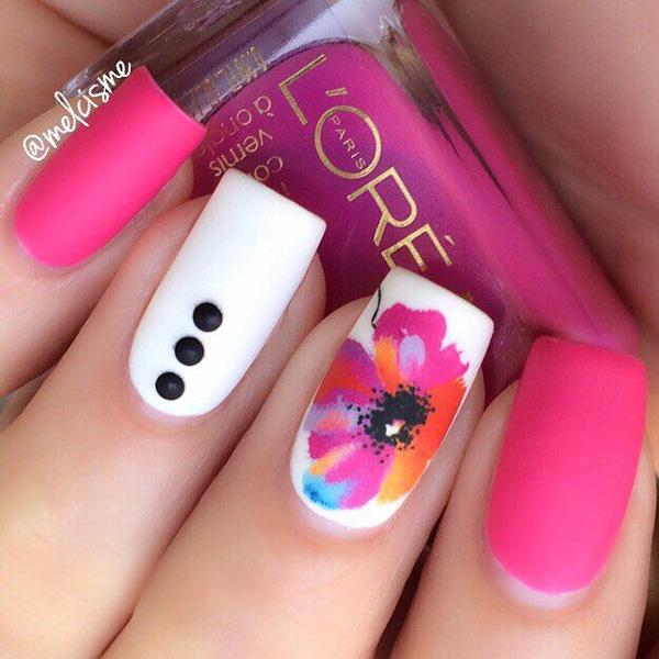 50 Pink Nail Art Designs