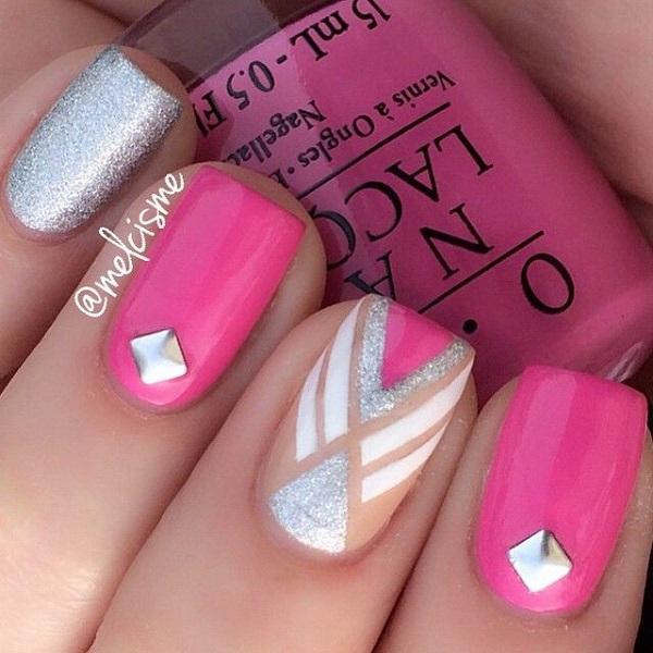 50 Pink Nail Art Designs