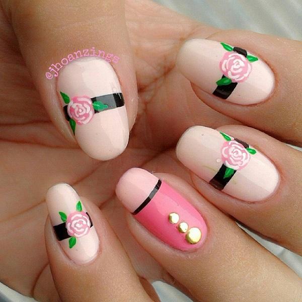 50 Pink Nail Art Designs