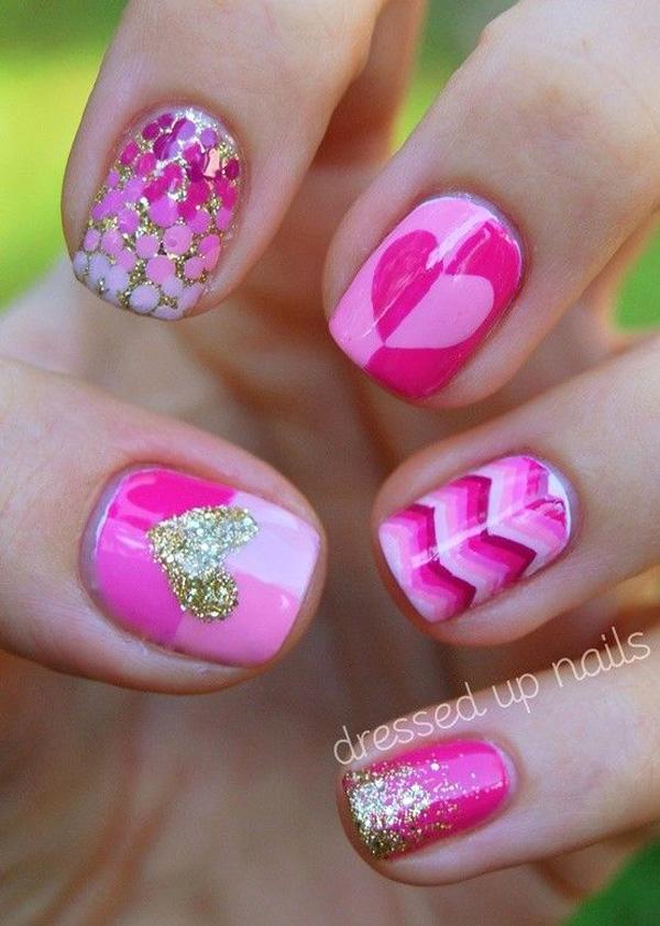 50 Pink Nail Art Designs