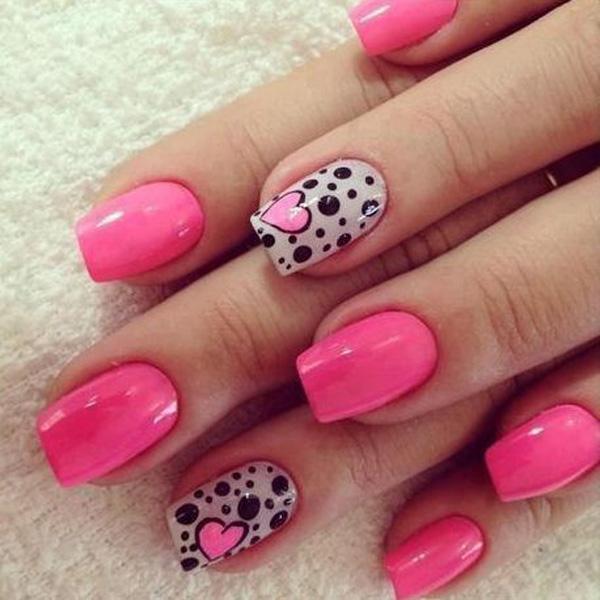 50 Pink Nail Art Designs