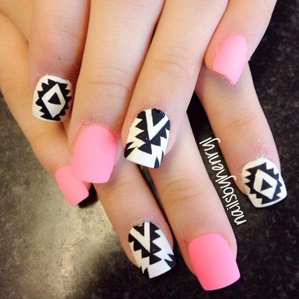 50 Pink Nail Art Designs