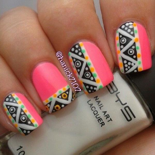50 Pink Nail Art Designs