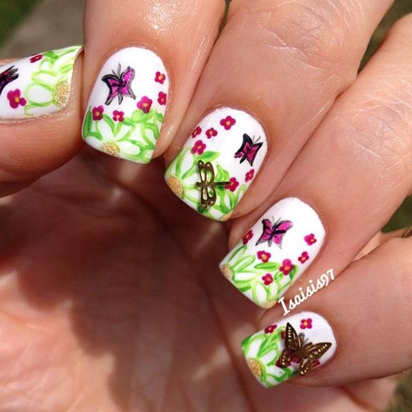 50+ Watercolor Nail Art Ideas
