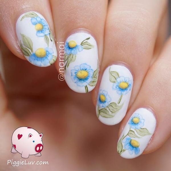 50+ Watercolor Nail Art Ideas
