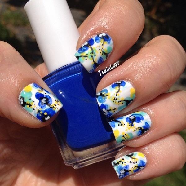 50+ Watercolor Nail Art Ideas