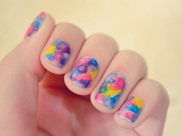 50+ Watercolor Nail Art Ideas