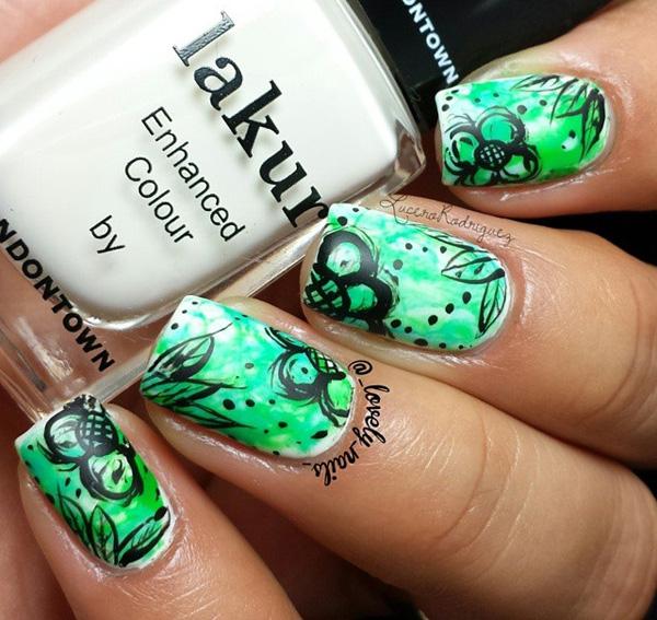 50+ Watercolor Nail Art Ideas