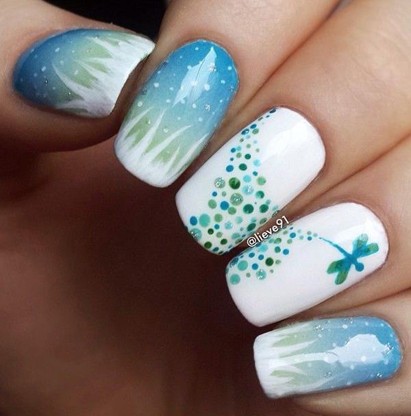 50+ Watercolor Nail Art Ideas