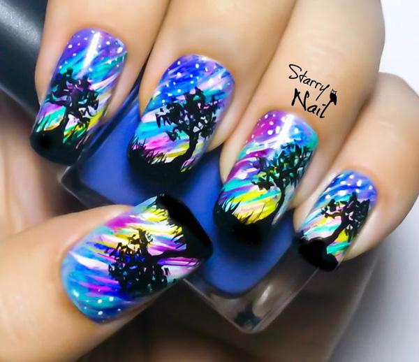 50+ Watercolor Nail Art Ideas
