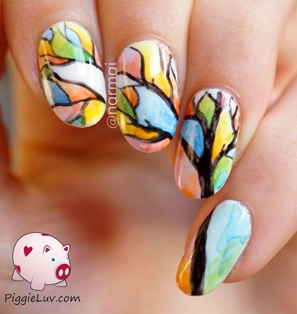 50+ Watercolor Nail Art Ideas
