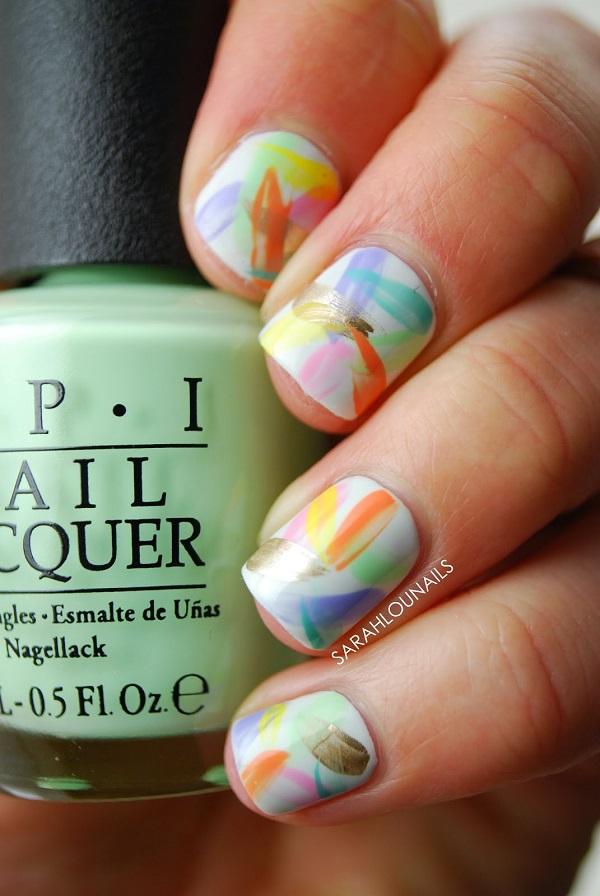 50+ Watercolor Nail Art Ideas