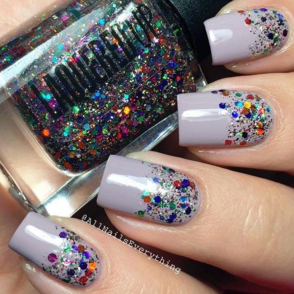 35 Gray Nail Art Designs