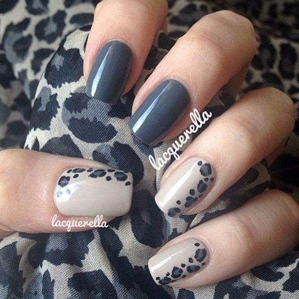 35 Gray Nail Art Designs