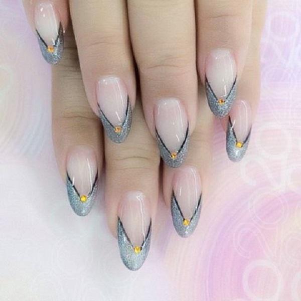 35 Gray Nail Art Designs