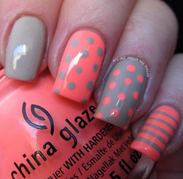 35 Gray Nail Art Designs