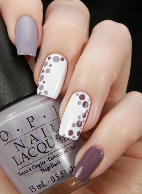 35 Gray Nail Art Designs