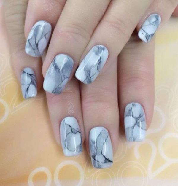 35 Gray Nail Art Designs