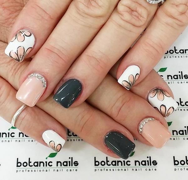 35 Gray Nail Art Designs