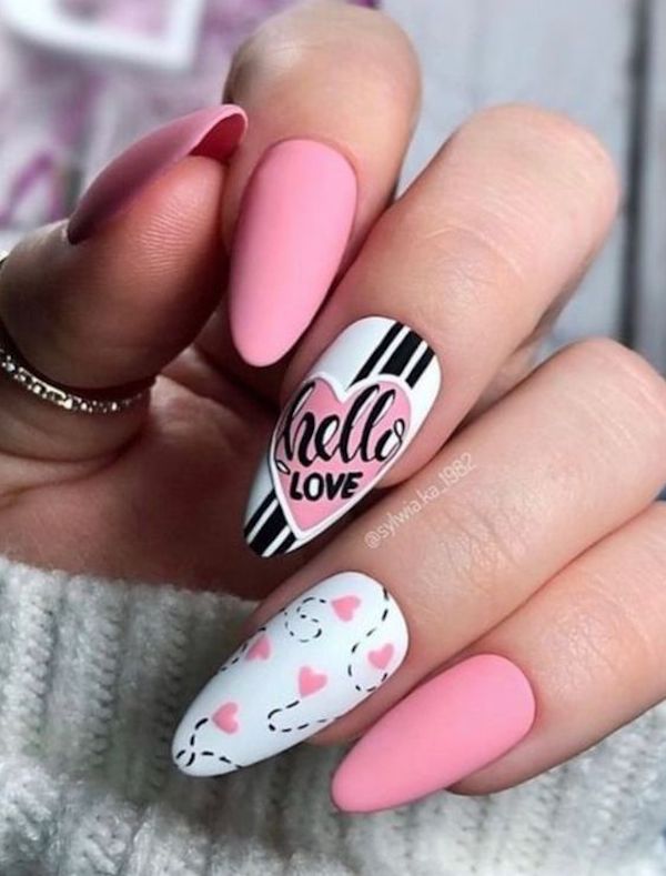 50 Valentine's Day Nail Art Ideas