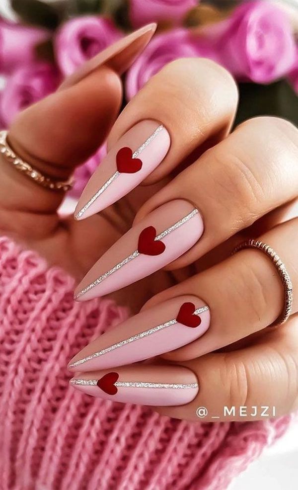 50 Valentine's Day Nail Art Ideas