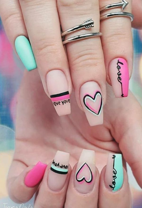 50 Valentine's Day Nail Art Ideas
