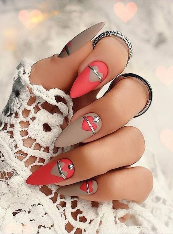 50 Valentine's Day Nail Art Ideas