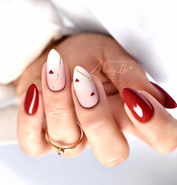 50 Valentine's Day Nail Art Ideas