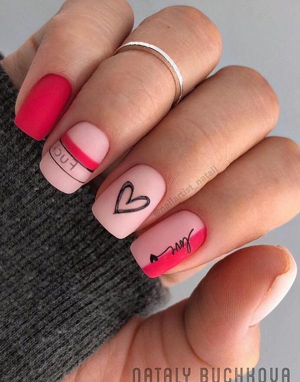 50 Valentine's Day Nail Art Ideas