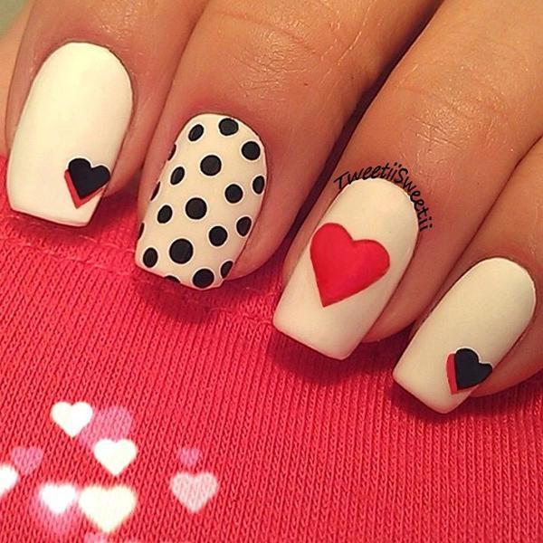 50 Valentine's Day Nail Art Ideas