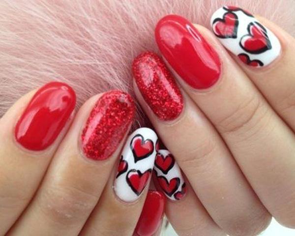 50 Valentine's Day Nail Art Ideas