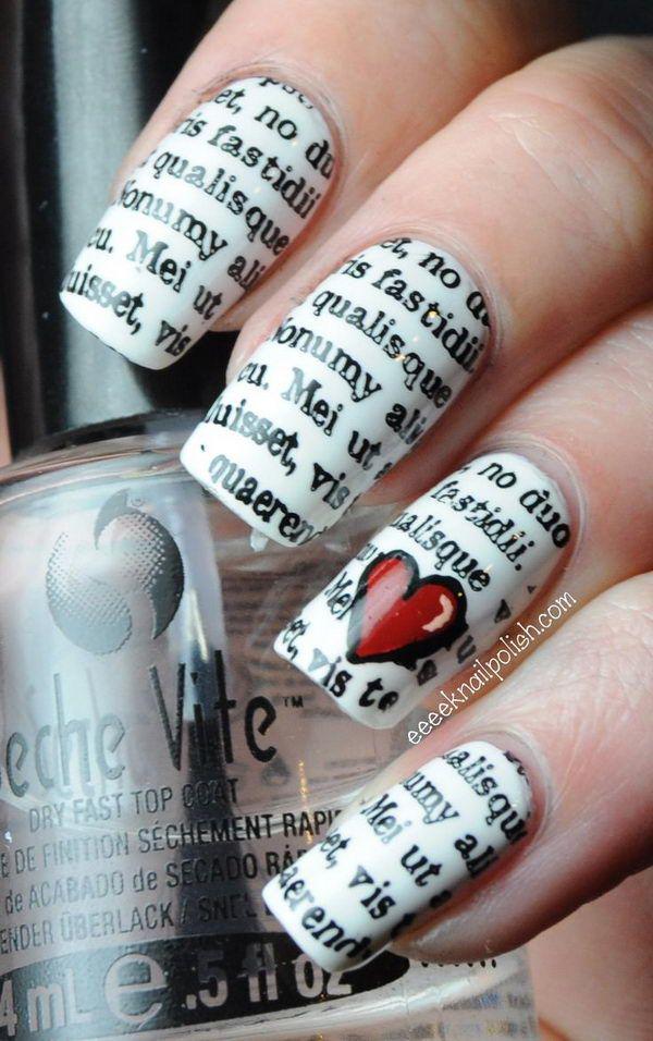 50 Valentine's Day Nail Art Ideas