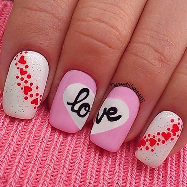 50 Valentine's Day Nail Art Ideas