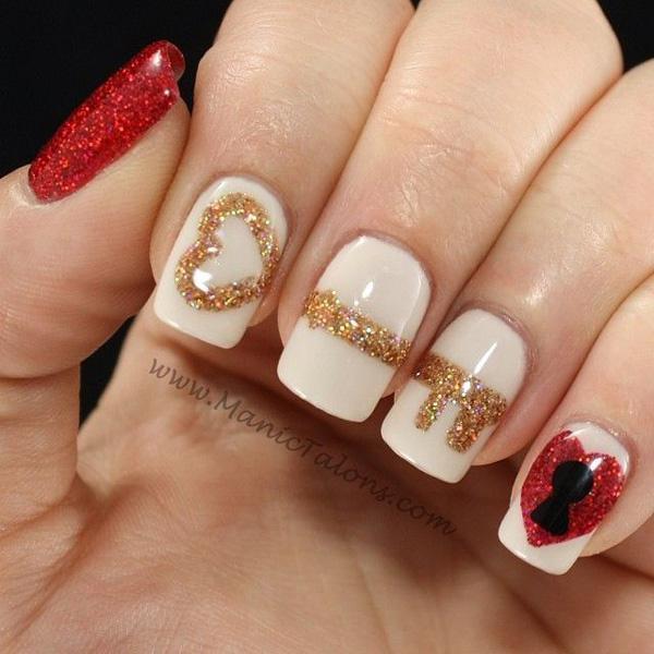 50 Valentine's Day Nail Art Ideas