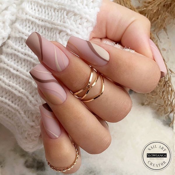 40 Nude Color Nail Art Ideas