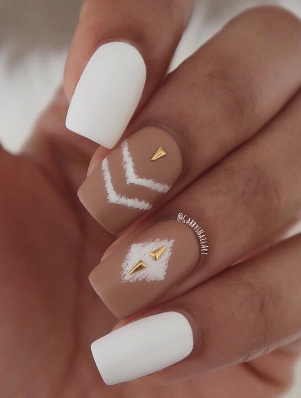 40 Nude Color Nail Art Ideas