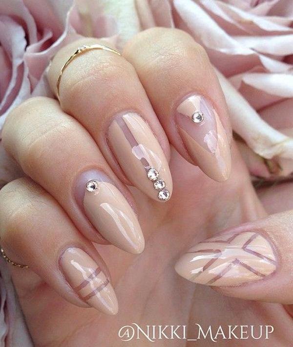 40 Nude Color Nail Art Ideas